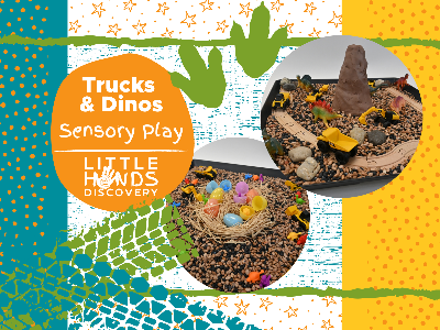 Kidcreate Studio - Fairfax Station. Trucks and Dinos Sensory Play (18 Months - 6 Years)